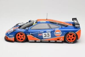 McLaren F1 GTR Gulf Racing #33 S. Bellm / A. Weaver / J. Lehto 24 Hours of Le Mans 1996 Minichamps 1:18 530133633 Metalas - nuotrauka 4 iš 8