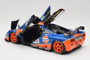 McLaren F1 GTR Gulf Racing #33 S. Bellm / A. Weaver / J. Lehto 24 Hours of Le Mans 1996 Minichamps 1:18 530133633 Metalas - nuotrauka 5 iš 8