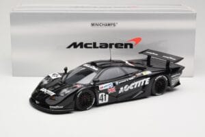 McLaren F1 GTR Gulf Team Davidoff #41 T. Bscher / E. Pirro / R. Capello 24 Hours of Le Mans 1998 Minichamps 1:18 530133841 Me - nuotrauka 8 iš 8