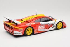 McLaren F1 GTR Gulf Team Davidoff #40 D. O'Rourke / G. Sugden / J. Auberlein 24 Hours of Le Mans 1998 Minichamps 1:18 5301338 - nuotrauka 3 iš 8