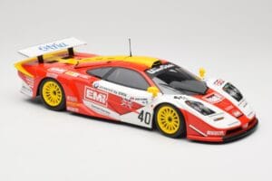 McLaren F1 GTR Gulf Team Davidoff #40 D. O'Rourke / G. Sugden / J. Auberlein 24 Hours of Le Mans 1998 Minichamps 1:18 5301338 - nuotrauka 6 iš 8