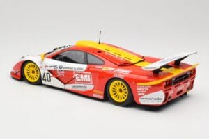 McLaren F1 GTR Gulf Team Davidoff #40 D. O'Rourke / G. Sugden / J. Auberlein 24 Hours of Le Mans 1998 Minichamps 1:18 5301338 - nuotrauka 7 iš 8