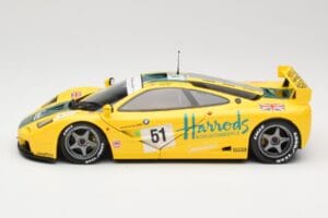 McLaren F1 GTR Harrods Mach One Racing #51 A. Wallace / D. Bell / J. Bell 24 Hours of Le Mans 1995 Minichamps 1:18 530133551  - nuotrauka 4 iš 8
