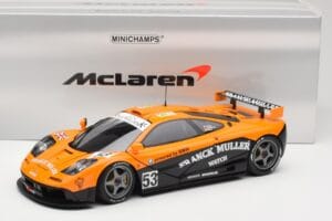 McLaren F1 GTR Kokusai Kaihatsu Racing #53 O. Giroix / J. Sala / P. Deletraz 24 Hours of Le Mans 1996 Minichamps 1:18 5301336 - nuotrauka 8 iš 8
