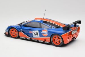 McLaren F1 GTR #34 Gulf Racing 1996 UT Models 1:18 39621 Metalas - nuotrauka 7 iš 8
