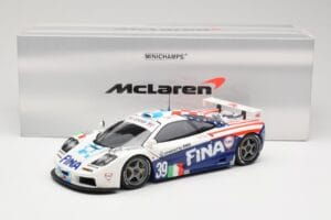 McLaren F1 GTR Team Bigazzi #39 N. Piquet / A. Cecotto / D. Sullivan 24 Hours of Le Mans 1996 Minichamps 1:18 530133639 Metal - nuotrauka 8 iš 8