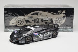 McLaren F1 GTR #59 Ueno Clinic Y. Dalmas / J.J. Lehto / M. Sekiya 24 Hours of Le Mans Winner 1995 Minichamps 1:18 530133559 M - nuotrauka 8 iš 8