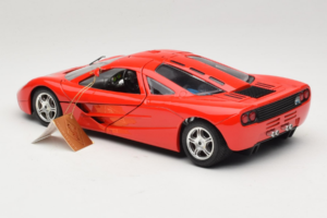McLaren F1 High Mirror Light Red Guiloy 1:18 67505 Metalas - nuotrauka 7 iš 8