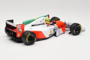 McLaren MP4/8 Ford #8 A. Senna Winner European GP Donington 1993 Minichamps 1:18 540931848 Metalas - nuotrauka 2 iš 6