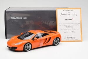 McLaren MP4-12C Oranžinis AUTOart 1:18 76006 Metalas - nuotrauka 8 iš 8