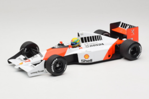 McLaren MP4/5B Honda #27 A. Senna Marlboro McLaren F1 World Champion 1990 Minichamps 1:18 540901827 Metalas