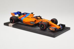 McLaren MCL33 Renault #14 F. Alonso Last F1 Race Abu Dhabi GP 2018 Minichamps 1:18 537183914 Metalas - nuotrauka 4 iš 6