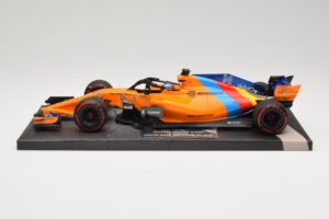 McLaren MCL33 Renault #14 F. Alonso Last F1 Race Abu Dhabi GP 2018 Minichamps 1:18 537183914 Metalas
