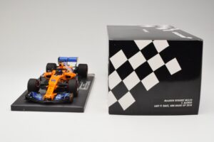 McLaren MCL33 Renault #14 F. Alonso Last F1 Race Abu Dhabi GP 2018 Minichamps 1:18 537183914 Metalas - nuotrauka 6 iš 6