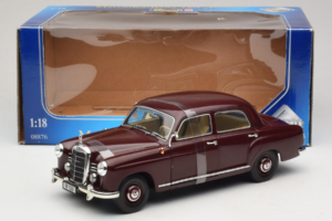 Mercedes 180 Ponton Tamsiai Raudonas Revell 1:18 08876 Metalas - nuotrauka 6 iš 6