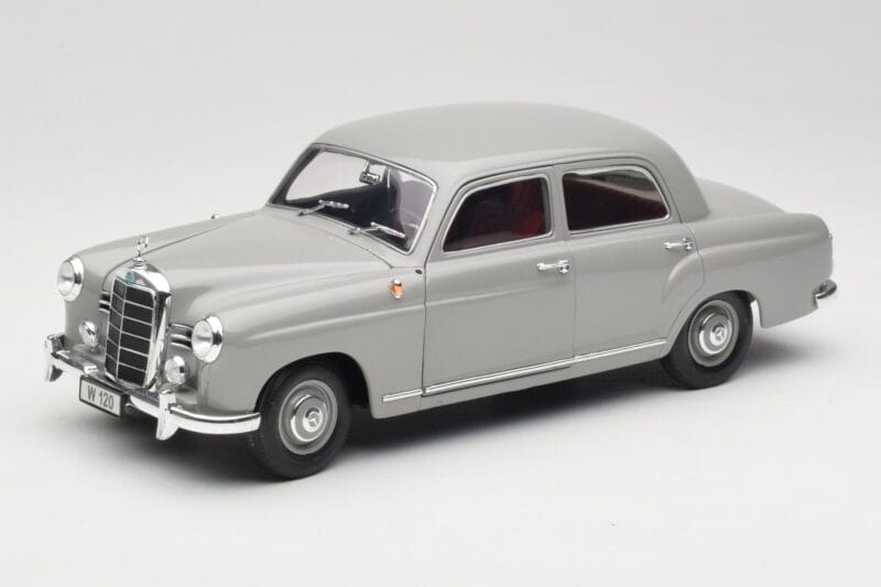 Mercedes 180 W120 Ponton Graphite Grey Revell 1:18 08974 Metalas