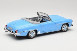 Mercedes 190 SL W121 Šviesiai Mėlynas Norev 1:18 183400 Metalas - nuotrauka 3 iš 8