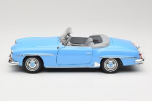 Mercedes 190 SL W121 Šviesiai Mėlynas Norev 1:18 183400 Metalas - nuotrauka 4 iš 8