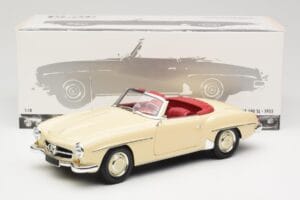 Mercedes 190 SL W121 Smėlinis Minichamps 1:18 103037034 Metalas - nuotrauka 8 iš 8