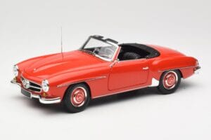 Mercedes 190 SL W121 Guards Red Minichamps 1:18 100037032 Metalas