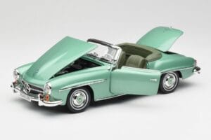 Mercedes 190 SL W121 Šviesiai Žalias Metallic Norev 1:18 183401 Metalas - nuotrauka 2 iš 9