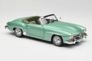 Mercedes 190 SL W121 Šviesiai Žalias Metallic Norev 1:18 183401 Metalas - nuotrauka 7 iš 9