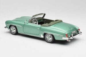 Mercedes 190 SL W121 Šviesiai Žalias Metallic Norev 1:18 183401 Metalas - nuotrauka 8 iš 9