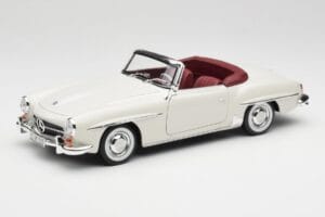 Mercedes 190 SL W121 Šviesiai Pilkas Norev 1:18 B66040710 Metalas