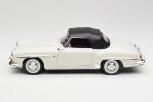 Mercedes 190 SL W121 Šviesiai Pilkas Norev 1:18 B66040710 Metalas - nuotrauka 5 iš 10