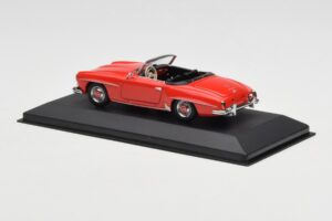 Mercedes 190 SL W121 Raudonas Minichamps 1:43 940033131 Metalas - nuotrauka 3 iš 4