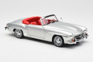 Mercedes 190 SL W121 Sidabrinis Norev 1:18 B660640604 Metalas - nuotrauka 6 iš 8