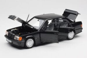 Mercedes 190E 2.3-16 W201 Juodas Dilerio Leidimas Norev 1:18 B66040663 Metalas - nuotrauka 2 iš 8