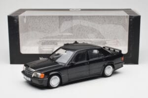 Mercedes 190E 2.3-16 W201 Juodas Dilerio Leidimas Norev 1:18 B66040663 Metalas - nuotrauka 8 iš 8