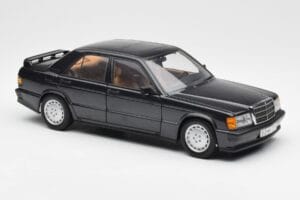 Mercedes 190E 2.3-16 W201 Mėlynai Juodas Metallic AUTOart 1:18 76122 Metalas - nuotrauka 6 iš 8