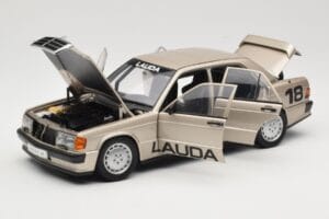 Mercedes 190E 2.3-16 W201 #1 N. Lauda Race of Champions Nurburgring 1984 AUTOart 1:18 88431 Metalas - nuotrauka 2 iš 8