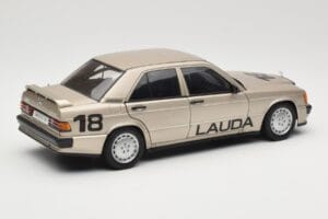 Mercedes 190E 2.3-16 W201 #1 N. Lauda Race of Champions Nurburgring 1984 AUTOart 1:18 88431 Metalas - nuotrauka 3 iš 8