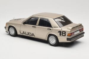 Mercedes 190E 2.3-16 W201 #1 N. Lauda Race of Champions Nurburgring 1984 AUTOart 1:18 88431 Metalas - nuotrauka 7 iš 8