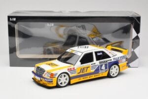 Mercedes 190E 2.5-16 EVO 1 W201 Team MS-Jet #4 R. Asch DTM 1989 Minichamps 1:18 155893604 Metalas - nuotrauka 6 iš 6