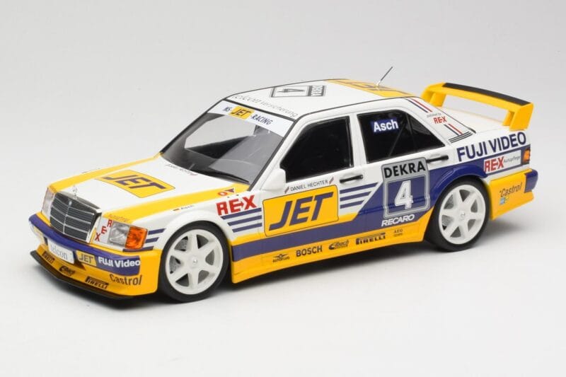 Mercedes 190E 2.5-16 EVO 1 W201 Team MS-Jet #4 R. Asch DTM 1989 Minichamps 1:18 155893604 Metalas