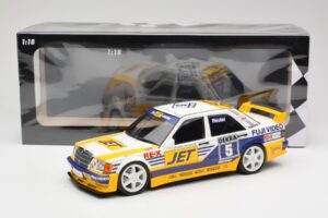 Mercedes 190E 2.5-16 EVO 1 W201 Team MS-Jet #5 M. Reuter DTM 1989 Minichamps 1:18 155893605 Metalas - nuotrauka 6 iš 6