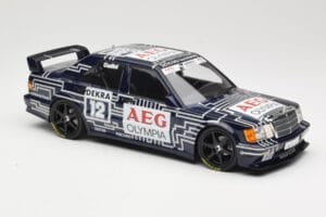 Mercedes 190E 2.5-16 EVO 1 W201 Team Snobeck #12 A. Cudini DTM 1989 Minichamps 1:18 155893612 Metalas - nuotrauka 4 iš 6