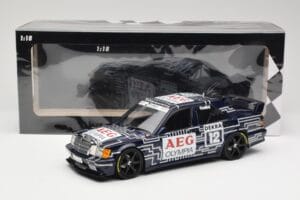 Mercedes 190E 2.5-16 EVO 1 W201 Team Snobeck #12 A. Cudini DTM 1989 Minichamps 1:18 155893612 Metalas - nuotrauka 6 iš 6