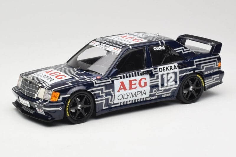 Mercedes 190E 2.5-16 EVO 1 W201 Team Snobeck #12 A. Cudini DTM 1989 Minichamps 1:18 155893612 Metalas