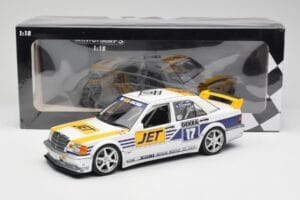 Mercedes 190E 2.5-16 EVO I W201 #17 Team MS-Jet J. van Ommen DTM 1990 Minichamps 1:18 155903617 Metalas - nuotrauka 6 iš 6
