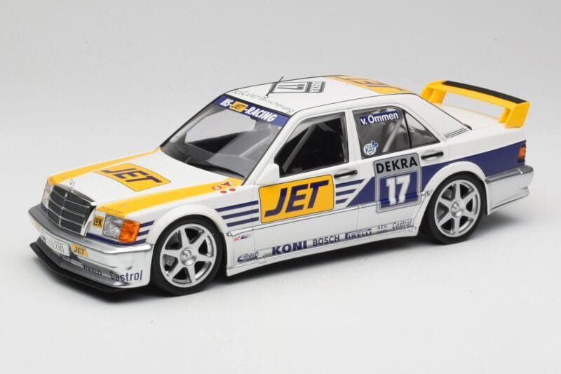 Mercedes 190E 2.5-16 EVO I W201 #17 Team MS-Jet J. van Ommen DTM 1990 Minichamps 1:18 155903617 Metalas