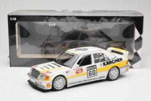 Mercedes 190E 2.5-16 EVO I W201 #60 Team AMG Mercedes K. Wendlinger DTM 1990 Minichamps 1:18 155903660 Metalas - nuotrauka 6 iš 6