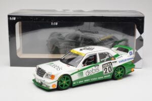 Mercedes 190E 2.5-16 EVO II W201 #20 Team Zakspeed M. Schumacher DTM 1991 Minichamps 1:18 155913620 Metalas - nuotrauka 6 iš 6