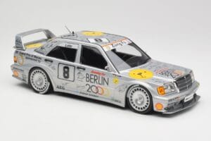 Mercedes 190E 2.5-16 EVO II W201 #8 Zung Fu E. Lohr Guia Race Macau 1992 Minichamps 1:18 155923608 Metalas - nuotrauka 2 iš 6