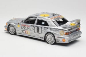 Mercedes 190E 2.5-16 EVO II W201 #8 Zung Fu E. Lohr Guia Race Macau 1992 Minichamps 1:18 155923608 Metalas - nuotrauka 4 iš 6
