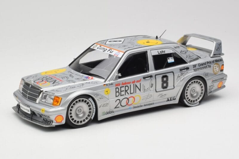 Mercedes 190E 2.5-16 EVO II W201 #8 Zung Fu E. Lohr Guia Race Macau 1992 Minichamps 1:18 155923608 Metalas